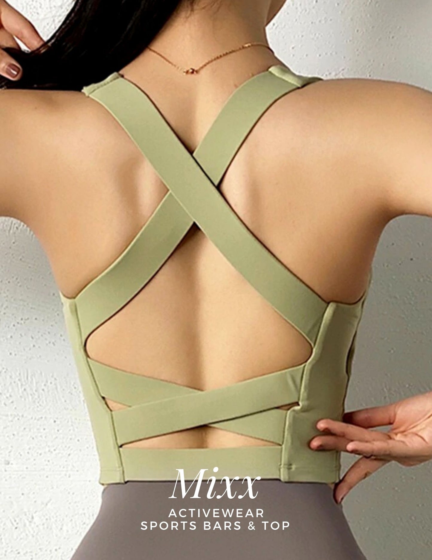 Yoga Crop Top Bras Solid Athletic Vest
