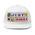 Just Smile Flat Bill Cap