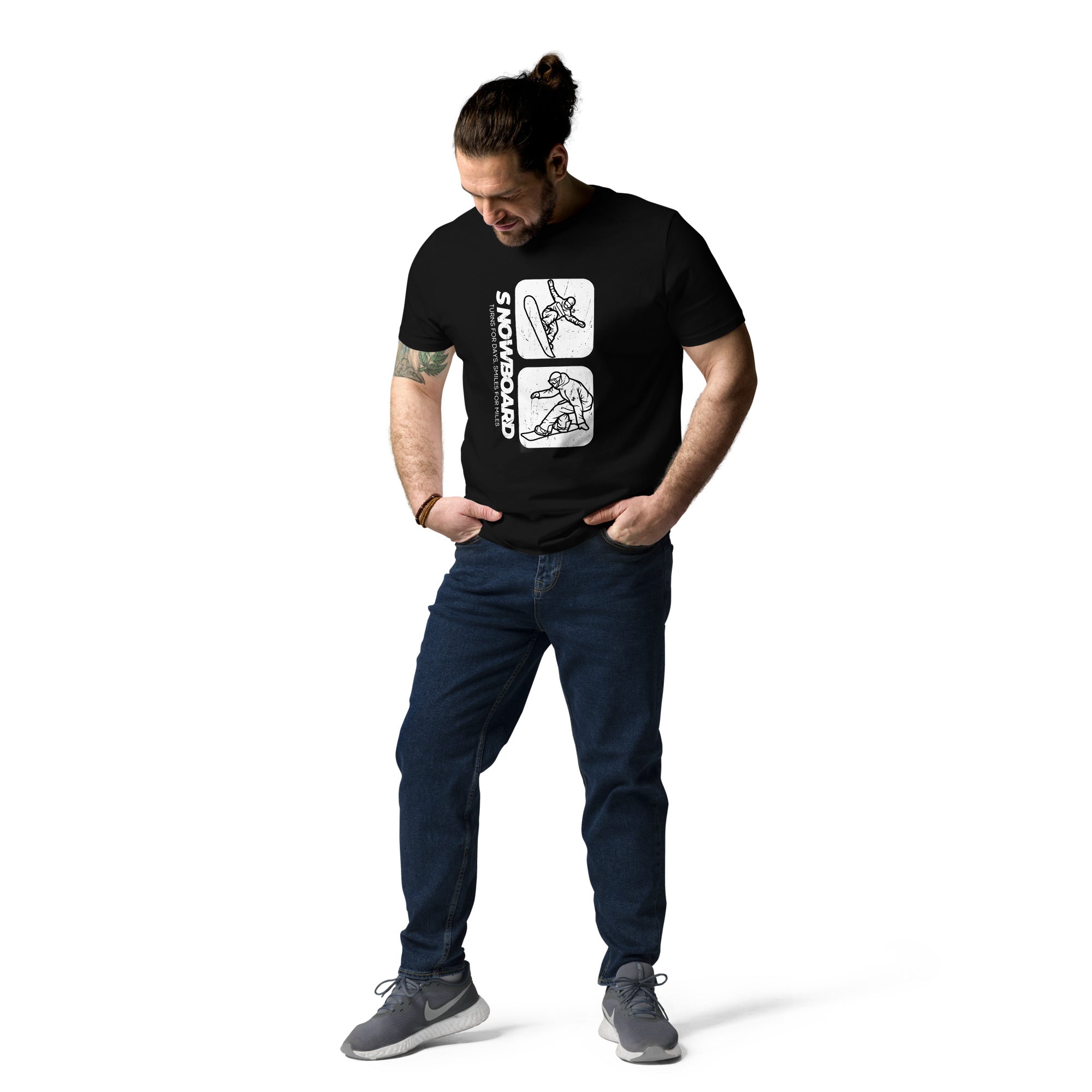 organic "Turns for days, smiles for miles" cotton t-shirt