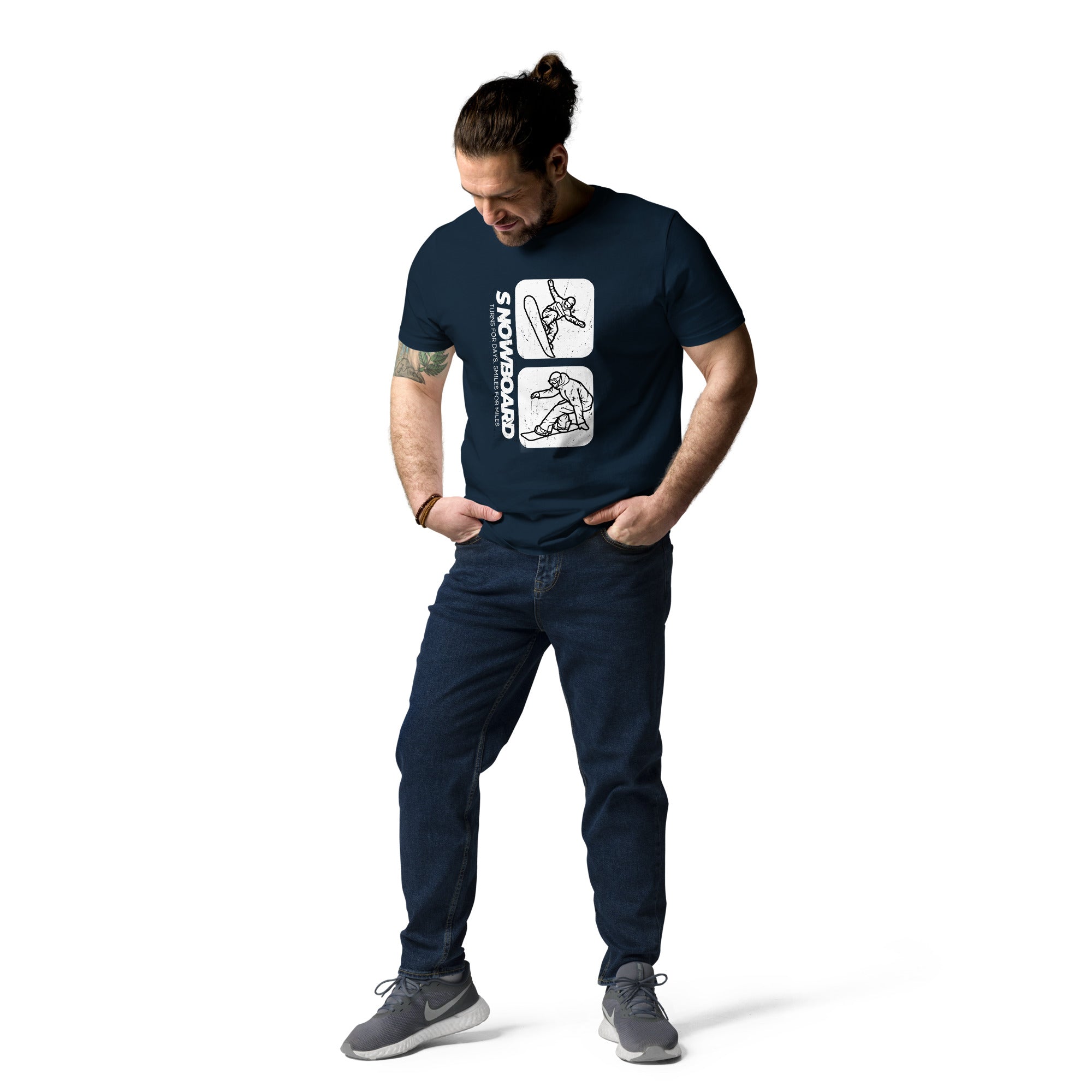 organic "Turns for days, smiles for miles" cotton t-shirt