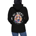 Hoodie "Ski queen in the snow scene"