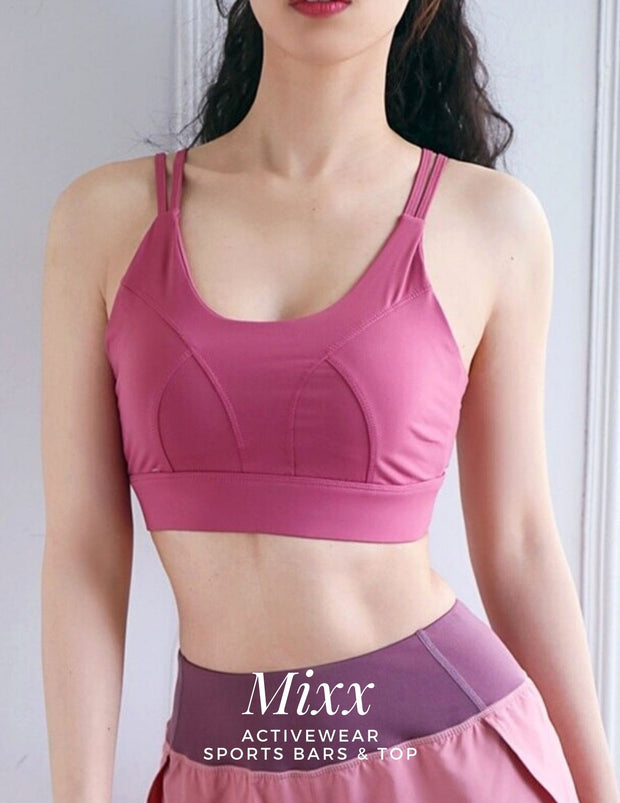 Yoga Crop Tank Top Bras Athletic Vest S-XXL