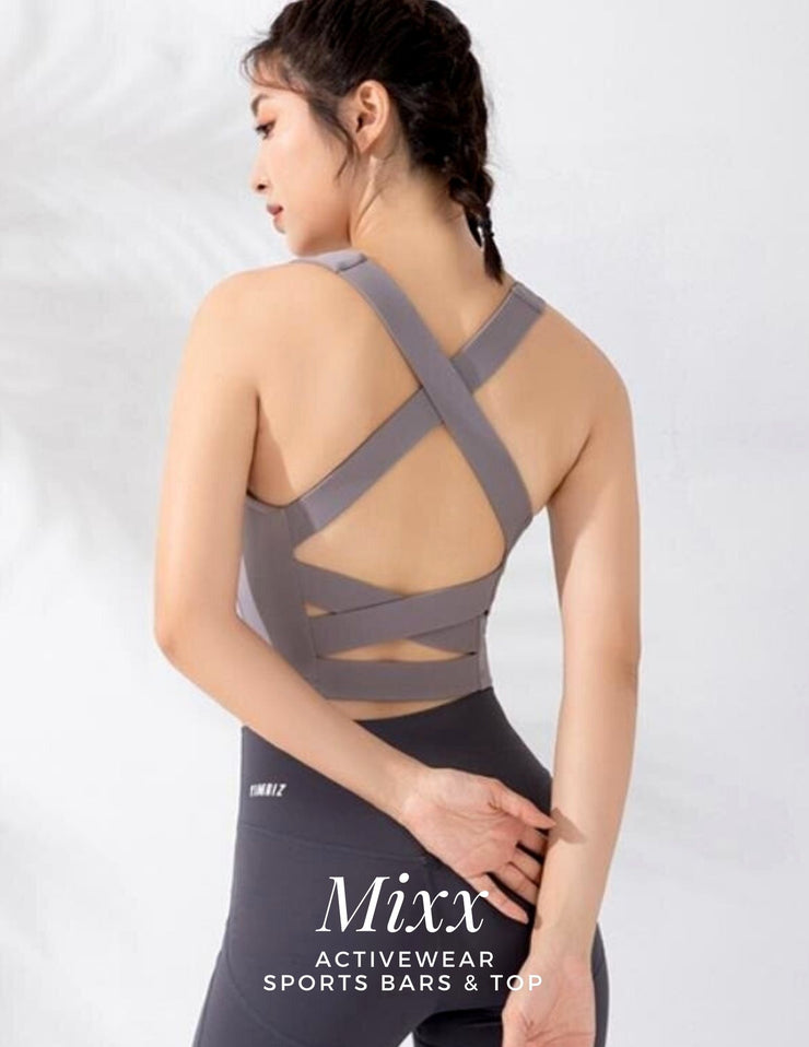 Yoga Crop Top Bras Solid Athletic Vest