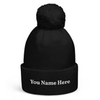 Add Your Name Pom pom beanie