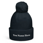 Add Your Name Pom pom beanie